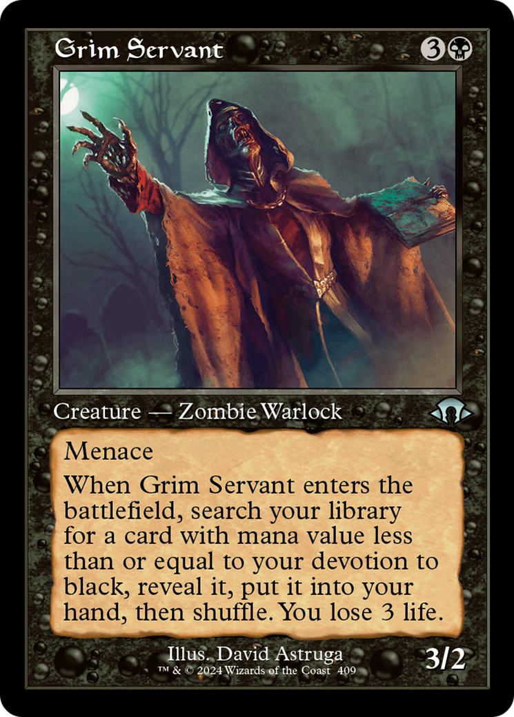 Grim Servant (Retro) [Modern Horizons 3] | Tables and Towers