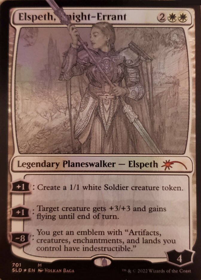 Elspeth, Knight-Errant (Sketch) [Secret Lair Drop Promos] | Tables and Towers