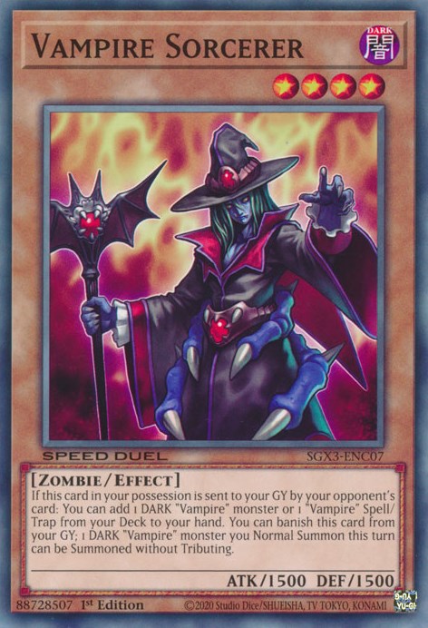 Vampire Sorcerer [SGX3-ENC07] Common | Tables and Towers