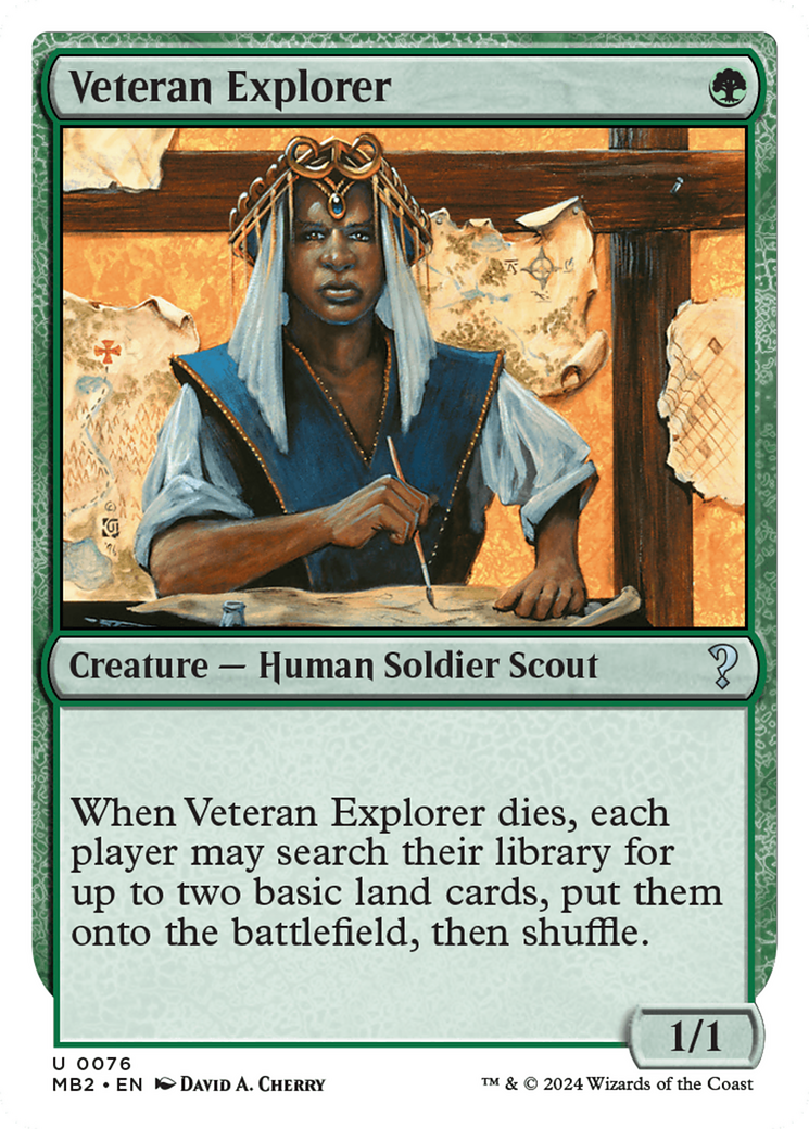 Veteran Explorer (White Border) [Mystery Booster 2] | Tables and Towers