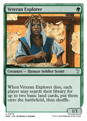 Veteran Explorer (White Border) [Mystery Booster 2] | Tables and Towers