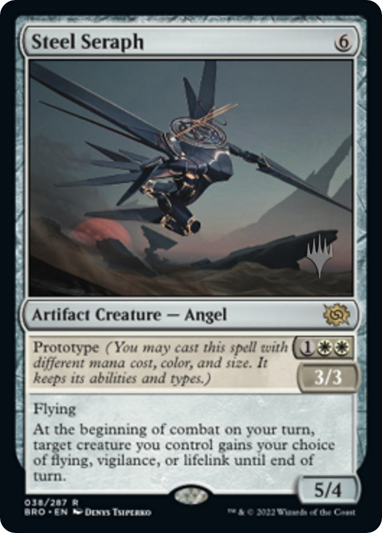 Steel Seraph (Promo Pack) [The Brothers' War Promos] | Tables and Towers