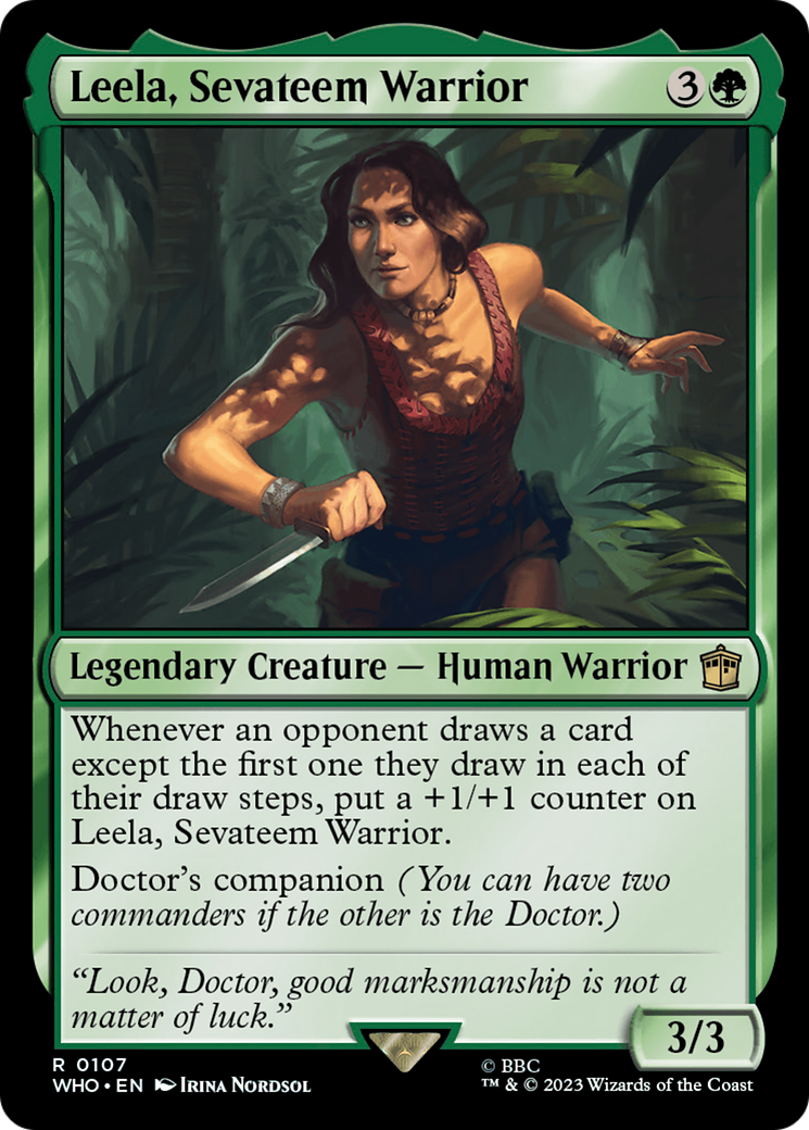 Leela, Sevateem Warrior [Doctor Who] | Tables and Towers