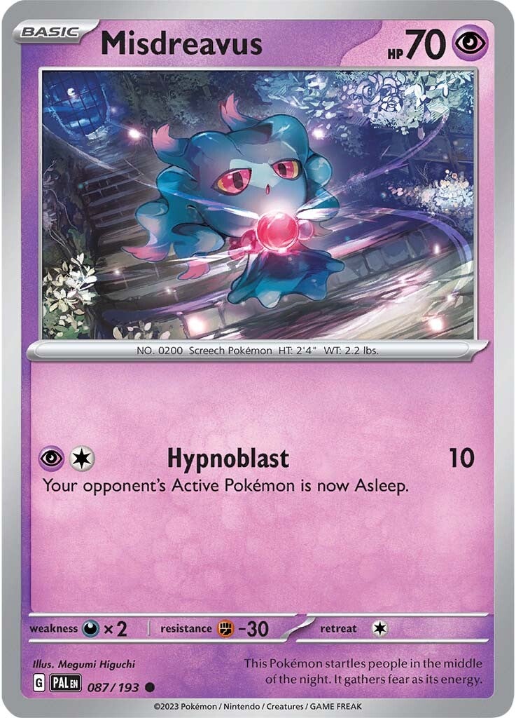 Misdreavus (087/193) [Scarlet & Violet: Paldea Evolved] | Tables and Towers