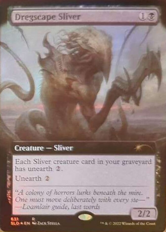 Dregscape Sliver (Extended Art) [Secret Lair Drop Promos] | Tables and Towers