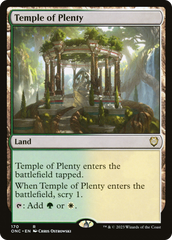 Temple of Plenty [Phyrexia: All Will Be One Commander] | Tables and Towers