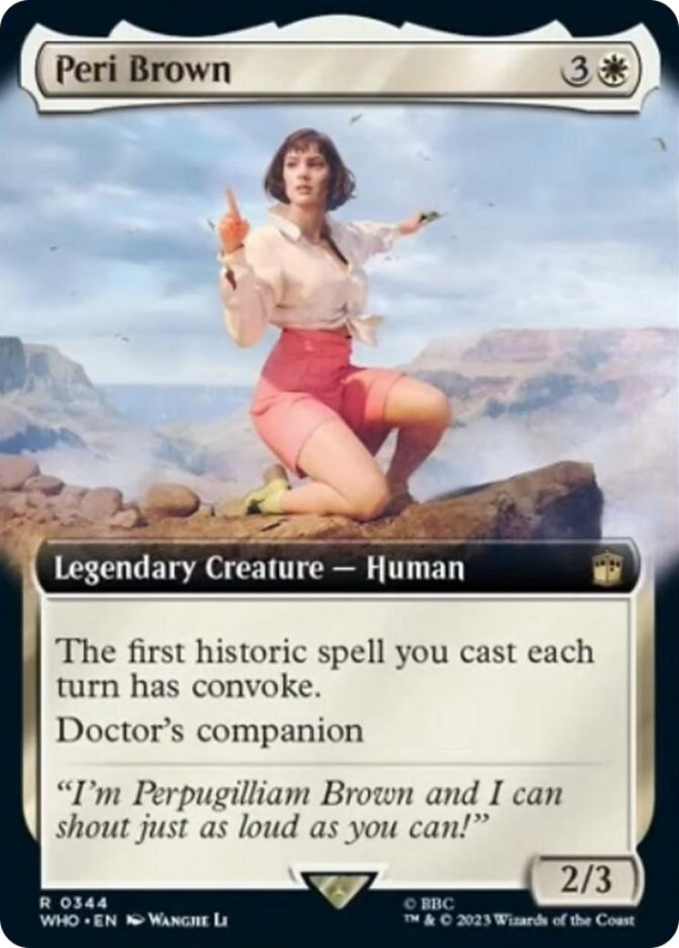 Peri Brown (Extended Art) [Doctor Who] | Tables and Towers