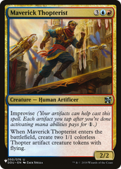 Maverick Thopterist (DDU) [The List] | Tables and Towers