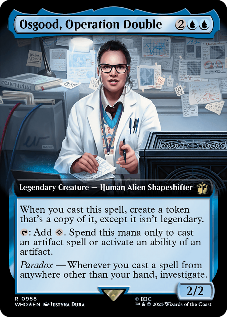 Osgood, Operation Double (Extended Art) (Surge Foil) [Doctor Who] | Tables and Towers