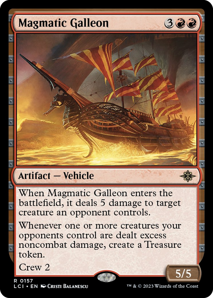 Magmatic Galleon [The Lost Caverns of Ixalan] | Tables and Towers