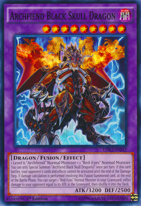 Archfiend Black Skull Dragon [LDK2-ENJ42] Common | Tables and Towers