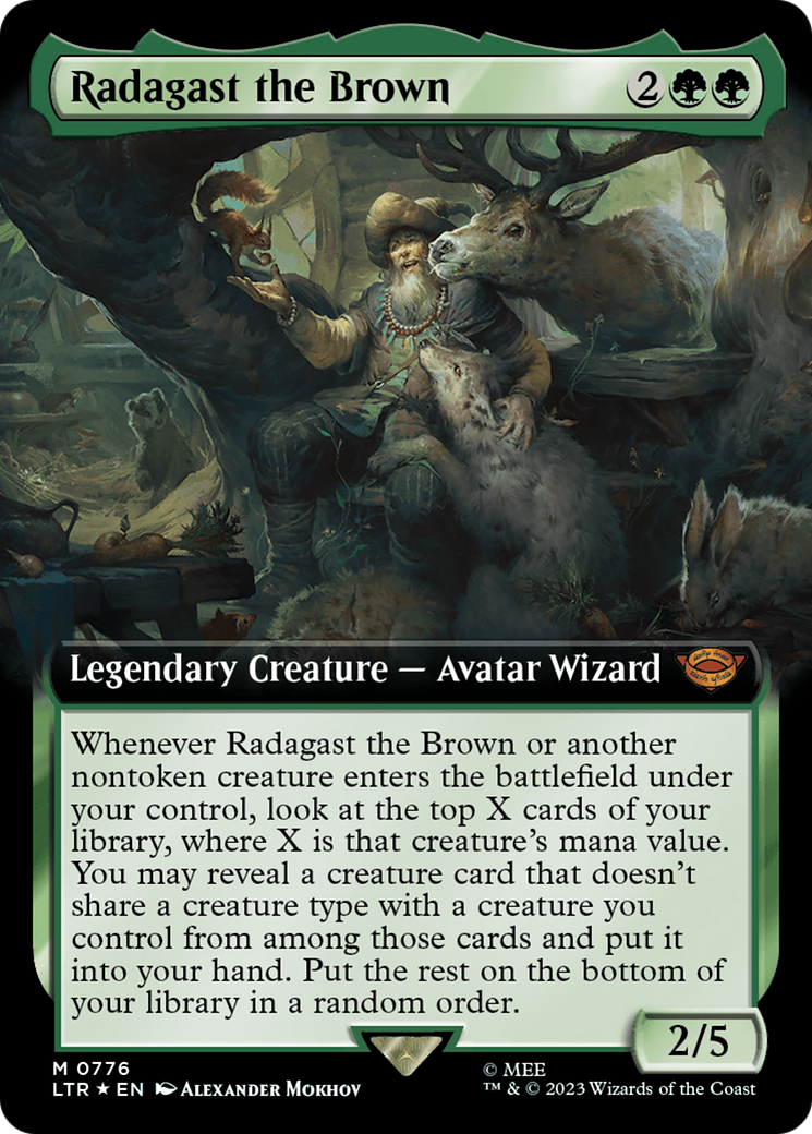 Radagast the Brown (Extended Art) (Surge Foil) [The Lord of the Rings: Tales of Middle-Earth] | Tables and Towers