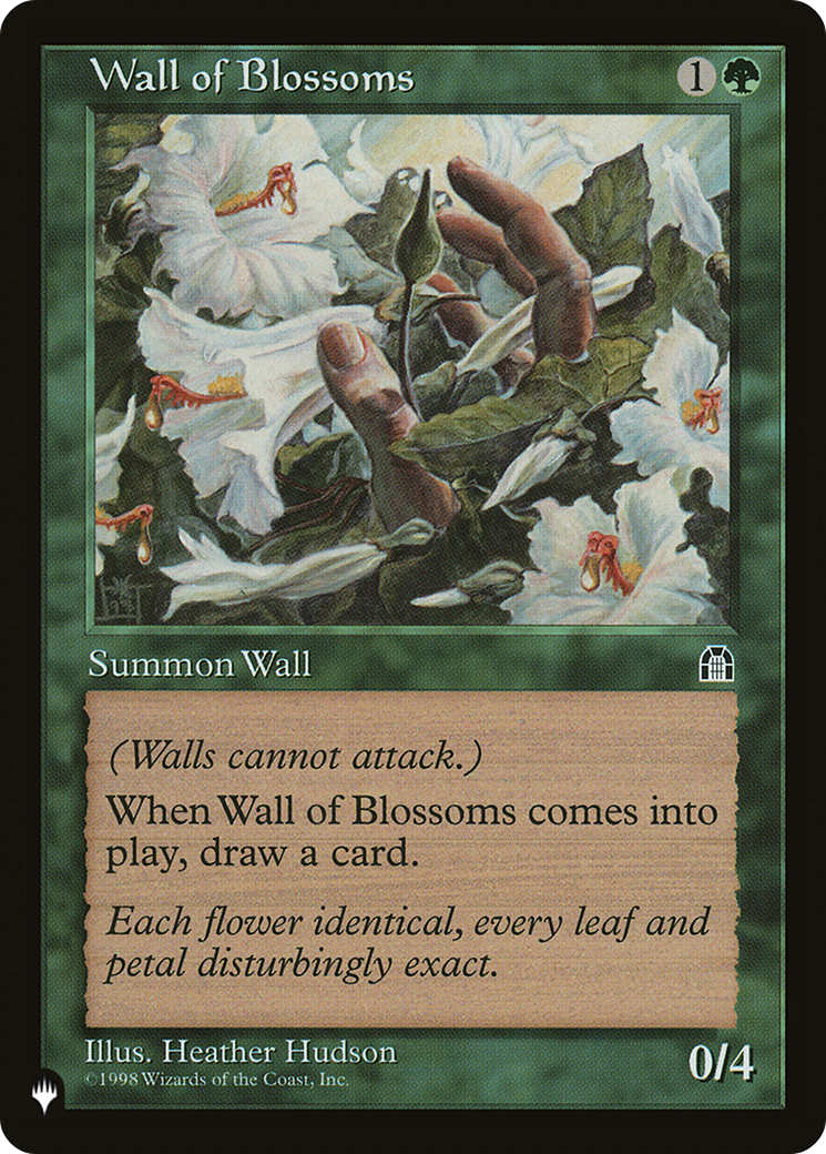 Wall of Blossoms [The List Reprints] | Tables and Towers