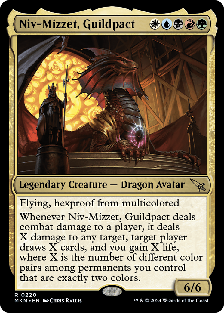 Niv-Mizzet, Guildpact [Murders at Karlov Manor] | Tables and Towers