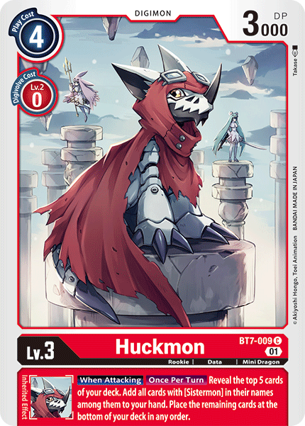 Huckmon [BT7-009] [Next Adventure] | Tables and Towers