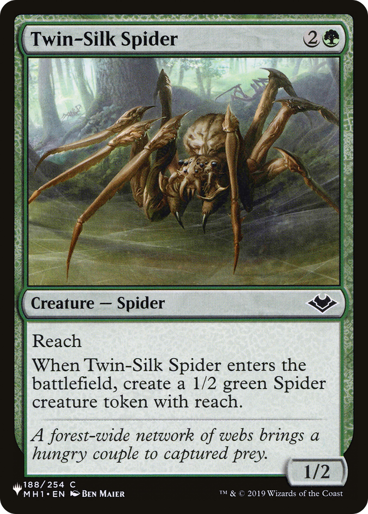 Twin-Silk Spider [The List Reprints] | Tables and Towers