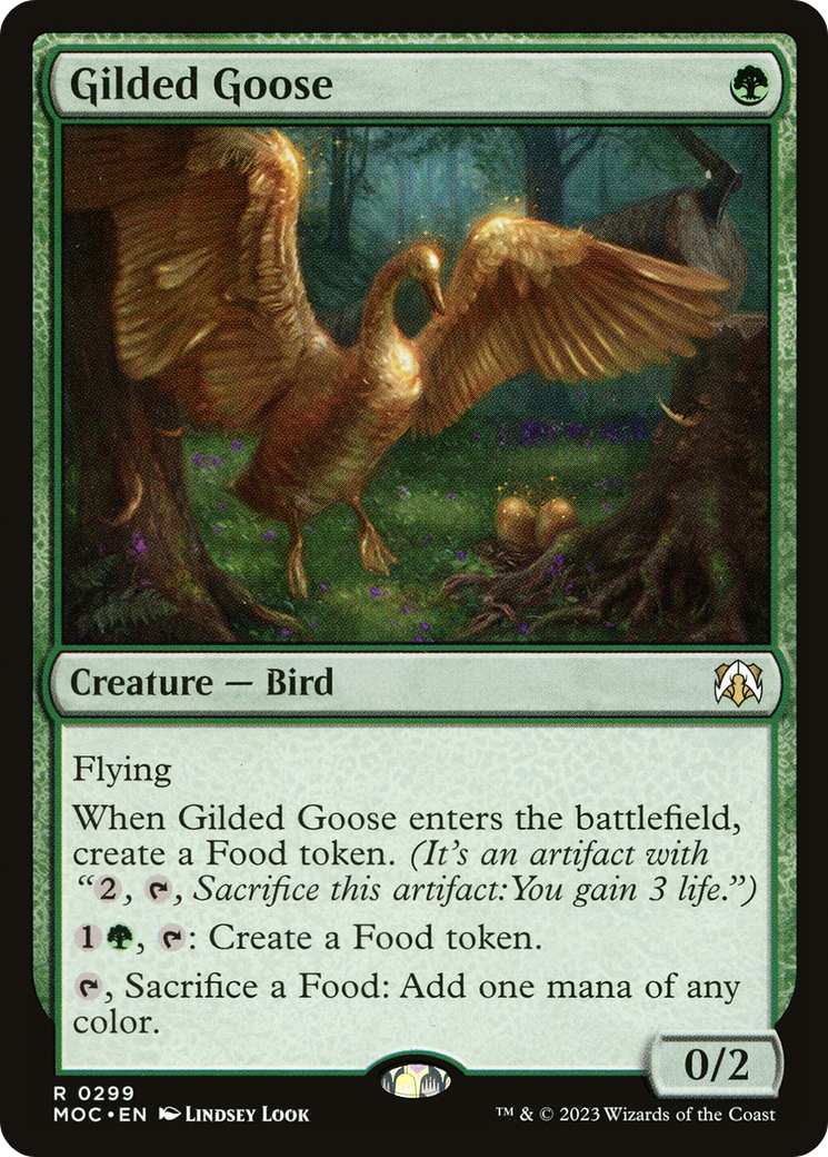 Gilded Goose [March of the Machine Commander] | Tables and Towers