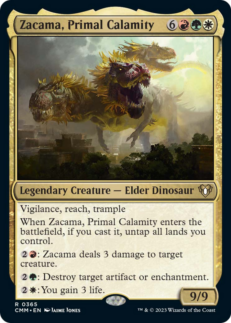 Zacama, Primal Calamity [Commander Masters] | Tables and Towers