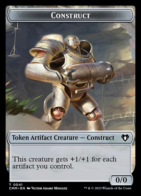 Servo // Construct (0041) Double-Sided Token [Commander Masters Tokens] | Tables and Towers