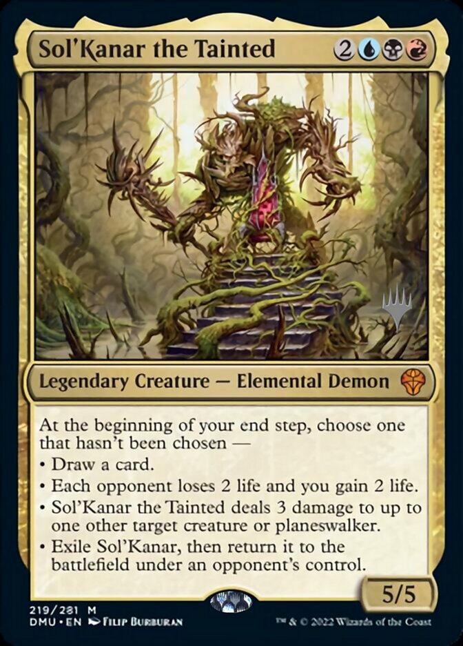 Sol'Kanar the Tainted (Promo Pack) [Dominaria United Promos] | Tables and Towers