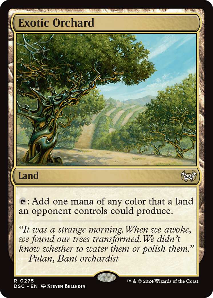 Exotic Orchard [Duskmourn: House of Horror Commander] | Tables and Towers