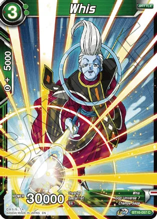 Whis (BT16-057) [Realm of the Gods] | Tables and Towers