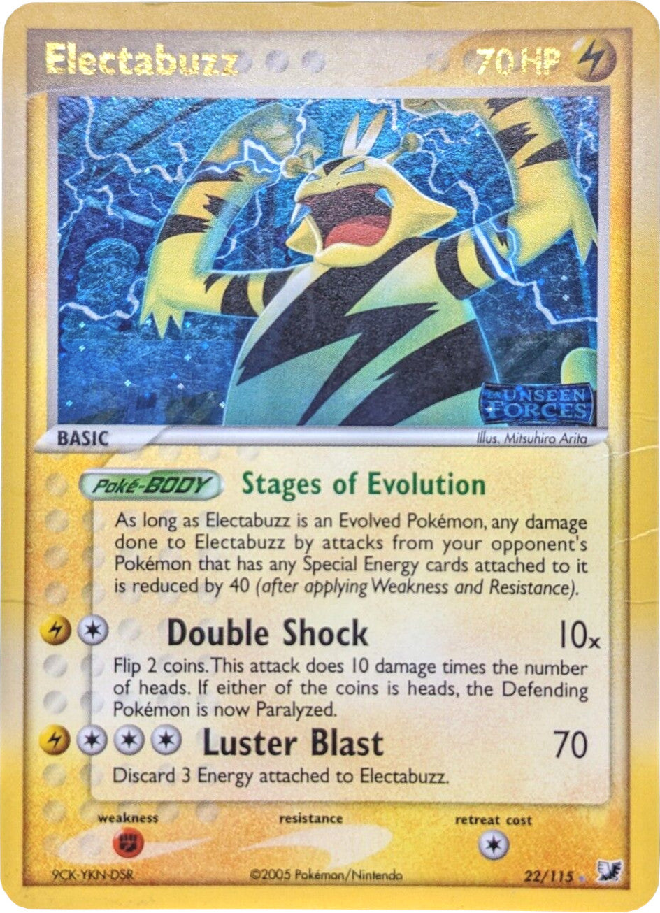 Electabuzz (22/115) (Stamped) [EX: Unseen Forces] | Tables and Towers