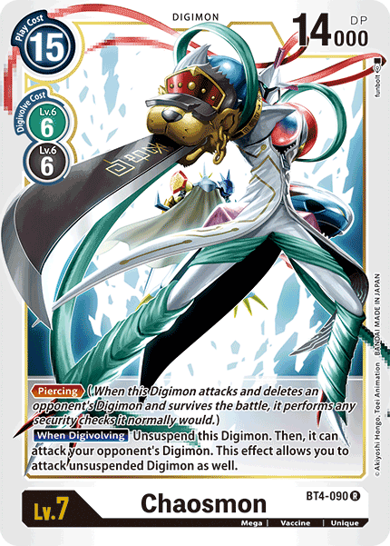 Chaosmon [BT4-090] [Great Legend] | Tables and Towers