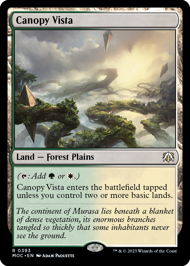 Canopy Vista [March of the Machine Commander] | Tables and Towers