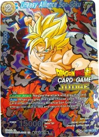 Uneasy Alliance Son Goku (DB1-096) [Judge Promotion Cards] | Tables and Towers