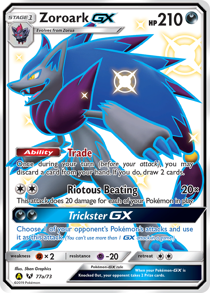 Zoroark GX (77a/73) [Alternate Art Promos] | Tables and Towers