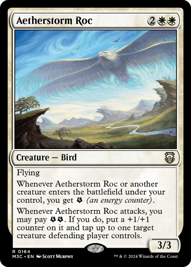 Aetherstorm Roc (Ripple Foil) [Modern Horizons 3 Commander] | Tables and Towers