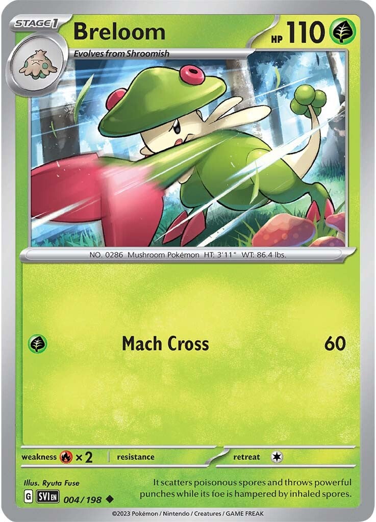 Breloom (004/198) [Scarlet & Violet: Base Set] | Tables and Towers