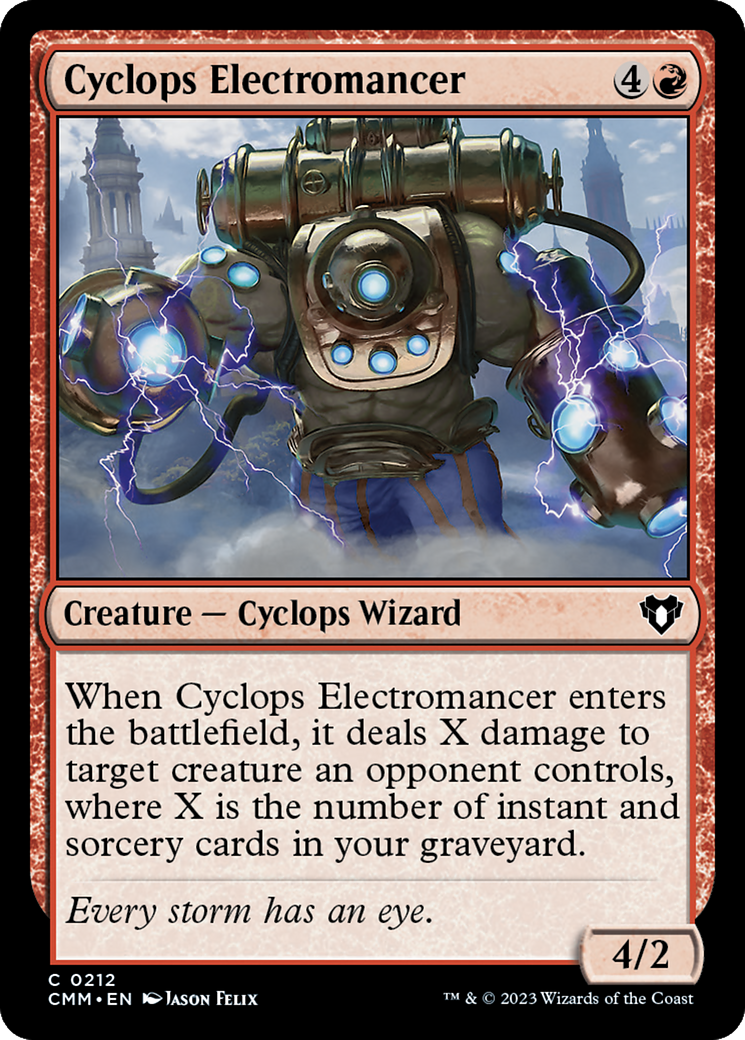 Cyclops Electromancer [Commander Masters] | Tables and Towers