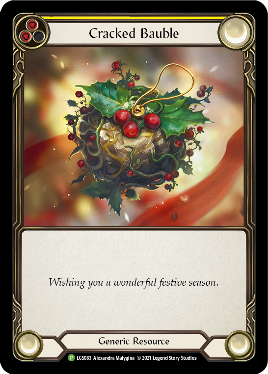 Cracked Bauble (Holiday 2021) [LGS083] (Promo)  Cold Foil | Tables and Towers