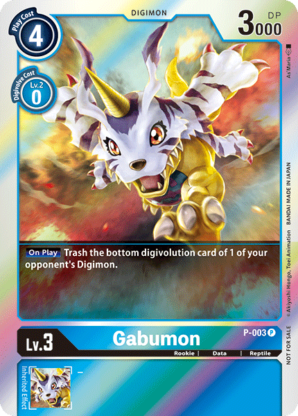 Gabumon [P-003] [Promotional Cards] | Tables and Towers