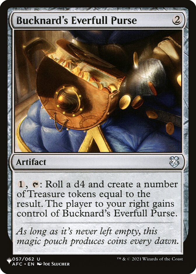 Bucknard's Everfull Purse [The List] | Tables and Towers