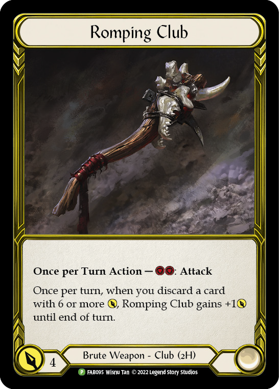 Romping Club (Golden) [FAB095] (Promo)  Cold Foil | Tables and Towers