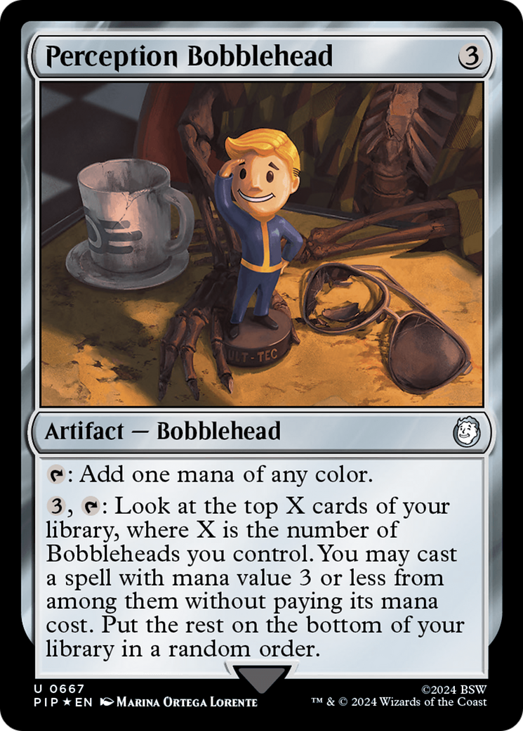 Perception Bobblehead (Surge Foil) [Fallout] | Tables and Towers