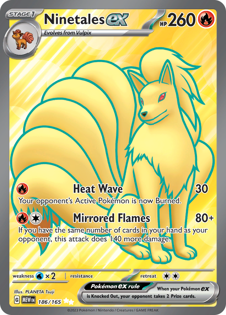 Ninetales ex (186/165) [Scarlet & Violet: 151] | Tables and Towers