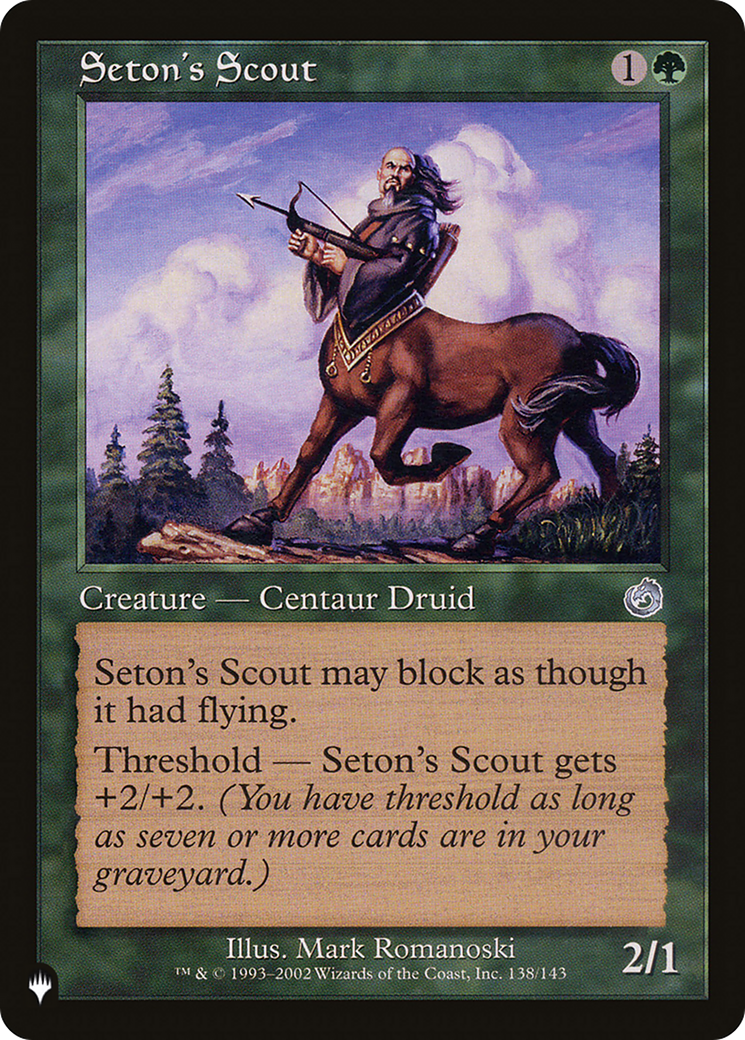 Seton's Scout [The List Reprints] | Tables and Towers