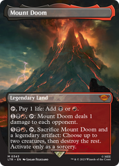 Mount Doom (Borderless Alternate Art) [The Lord of the Rings: Tales of Middle-Earth] | Tables and Towers