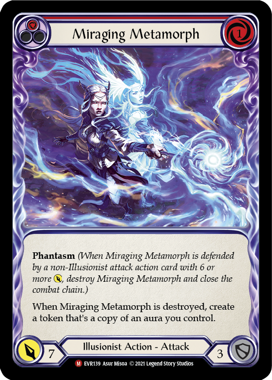 Miraging Metamorph [EVR139] (Everfest)  1st Edition Rainbow Foil | Tables and Towers