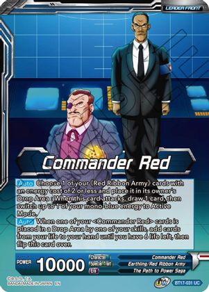 Commander Red // Red Ribbon Robot, Seeking World Conquest (BT17-031) [Ultimate Squad] | Tables and Towers