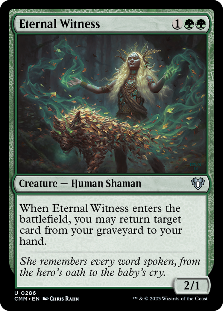 Eternal Witness [Commander Masters] | Tables and Towers