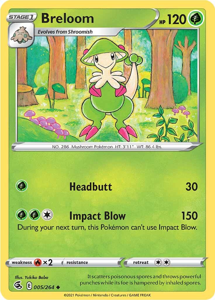 Breloom (005/264) [Sword & Shield: Fusion Strike] | Tables and Towers