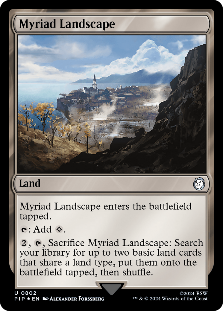 Myriad Landscape (Surge Foil) [Fallout] | Tables and Towers