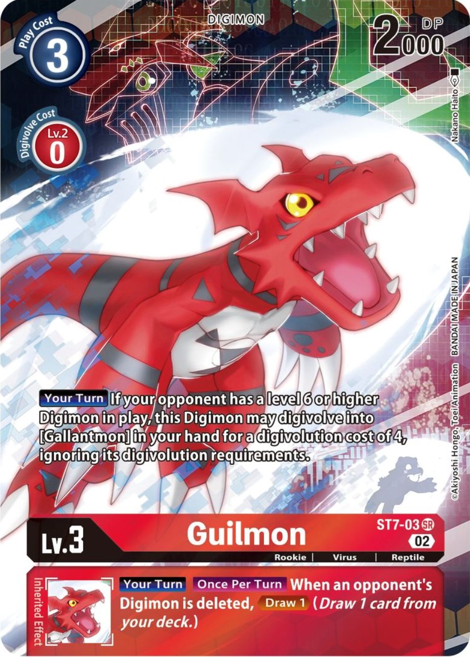 Guilmon [ST7-03] (Alternate Art) [Starter Deck: Beelzemon Advanced Deck Set] | Tables and Towers