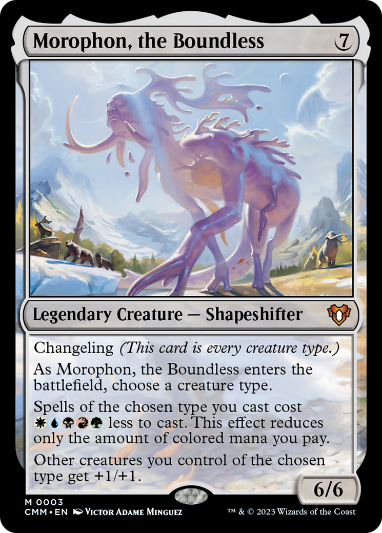 Morophon, the Boundless [Commander Masters] | Tables and Towers