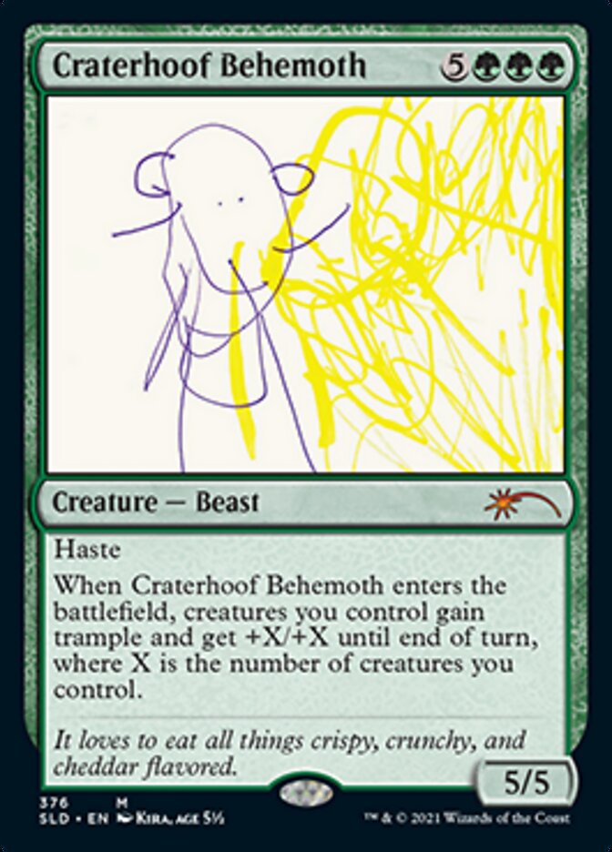 Craterhoof Behemoth (376) [Secret Lair Drop Series] | Tables and Towers